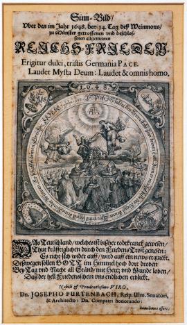 442-Symbol v Münsteru r. 1648 dne 14. „měsíce vína“ (tj. října) dohodnutého a uzavřeného všeobecného říšského míru.
