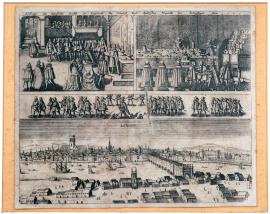 106-Darstellung, wie die königliche Majestät in England die spanischen Heiratsbedingungen bekräftigt. Anno 1623.