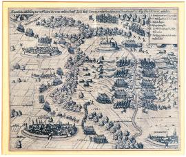 114-Skutečné vyobrazení skvělého vítězství, jež udělil hrabě Tilly, císařský generál, králi dánskému dne 22. srpna 1626, podle nového kalendáře.