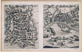 119-Darstellung der Stadt Rochelle in Frankreich.