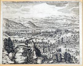 163-A picture of the town of Linz that was conquered by His Majesty, prince of Bavaria, in the name of His Imperial Majesty on 4 August 1620. 