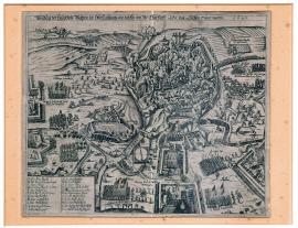 18-Abbildung der Hauptstadt Bautzen in der Oberlausitz, wie diese von Ihrer Kurfürstlichen Gnaden von Sachsen erobert wurde, 1620.