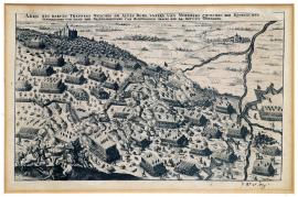193-Al illustration of the brutal clash which took place on Old Mountain near Nuremberg between the royal Swedish and the Friedland and Bavarian armies on the 24th of August 1632. 