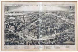 195-An illustration of the Elector-Saxon city of Leipzig, as it looks today. 