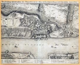248-Pevnost Ehrenbreitstein neboli Hermanstein, která byla císařskými sevřena a dobyta. Roku 1636.
