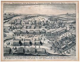 25-Abbildung I. Andeutung des Anmarschs und der Schlacht, die bei Prag, der Hauptstadt Böhmens, am 7. November 1620 stattfanden