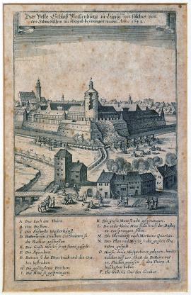 312-Das veste Schloss Pleissenburg zu Leipzig und wie solches von den Schwedischen zur Uibergab bezwungen worden Anno 1642.