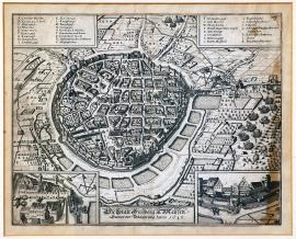 315-The town of Freiberg including its siege of 1643. 
