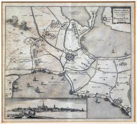 389-Obléhání Hulstu, města a pevnosti r. 1645.