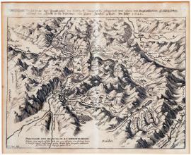 74-Wahrhaftes Verzeichnis des Prättigaus der Herrschaft Meyenfeldt Gelegenheit um Chur und angrenzenden Landschaften samt dem Treffen so die Pündtner mit ihren Feinden vollzogen. Anno 1622.