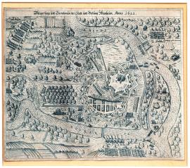97-The siege and conquest of the town and fortress of Mannheim in 1622.